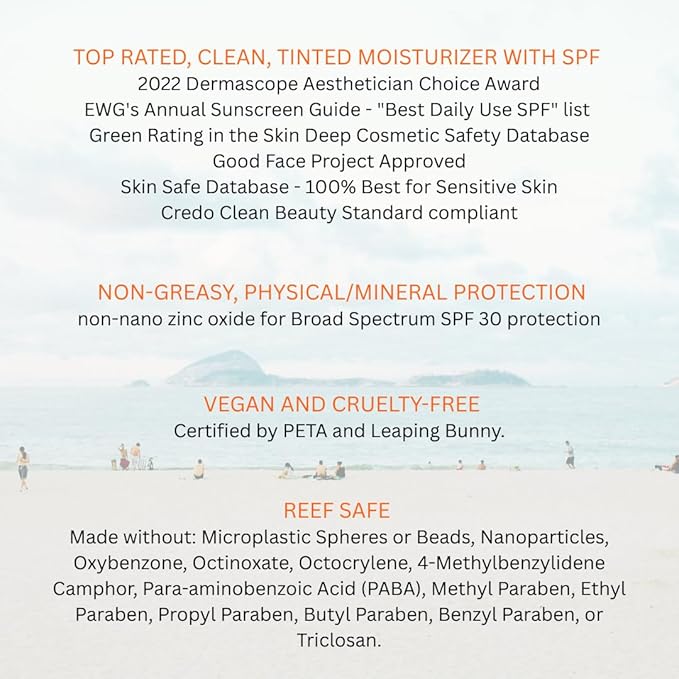 Suntegrity Tinted 5 in 1 Mineral Sunscreen for Face (SPF 30-2 oz) - Golden Light | BB Cream Moisturizer with Physical UVA/UVB Broad Spectrum Protection | Safe for Sensitive Skin-FemmiqueWomen
