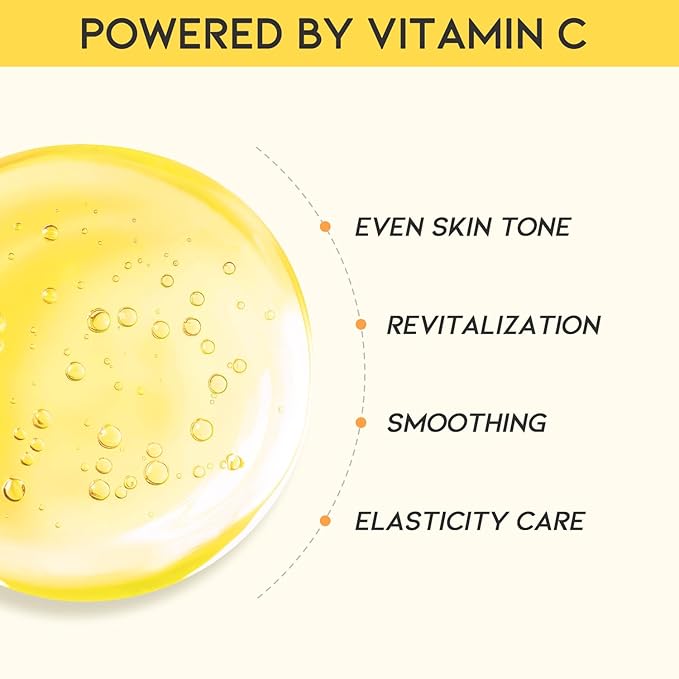 #OOTD Vitamin C Revitalizing Hydrating Sheet Mask (10pcs) - Face Mask Korean Skincare Facial Sheet Masks for Even-Looking Skin Tone & Radiance-FemmiqueWomen