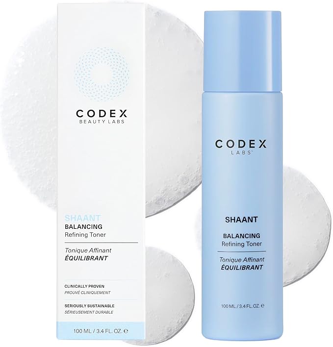 Codex Labs Shaant Refining Toner - Hydration & Pore Minimizer - for Acne Prone Skin - with 2% Gluconolactone - Cruelty-Free, Vegan Skincare (100ml)-FemmiqueWomen