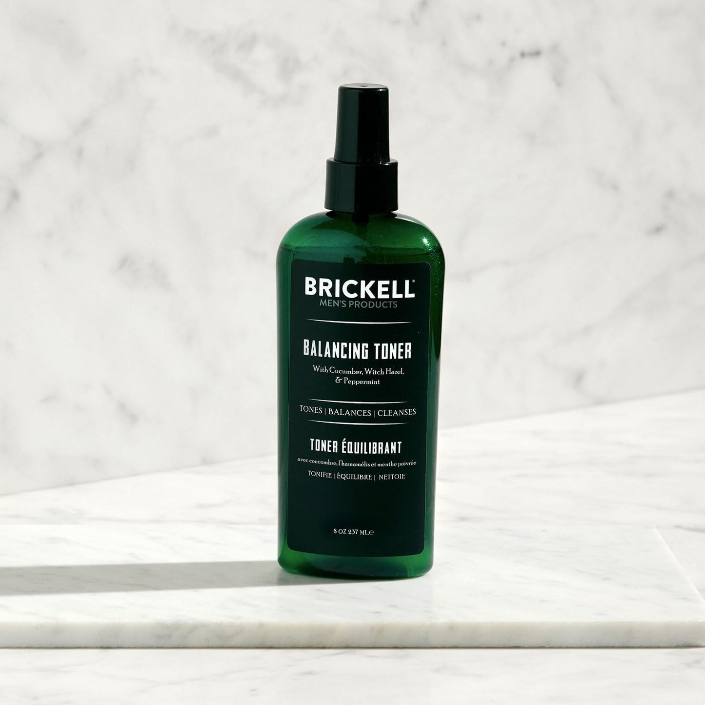 Brickell Men's Balancing Face Toner for Men, Natural and Organic Alcohol-Free Facial Toner with Witch Hazel, 8 Ounce, Scented-FemmiqueWomen