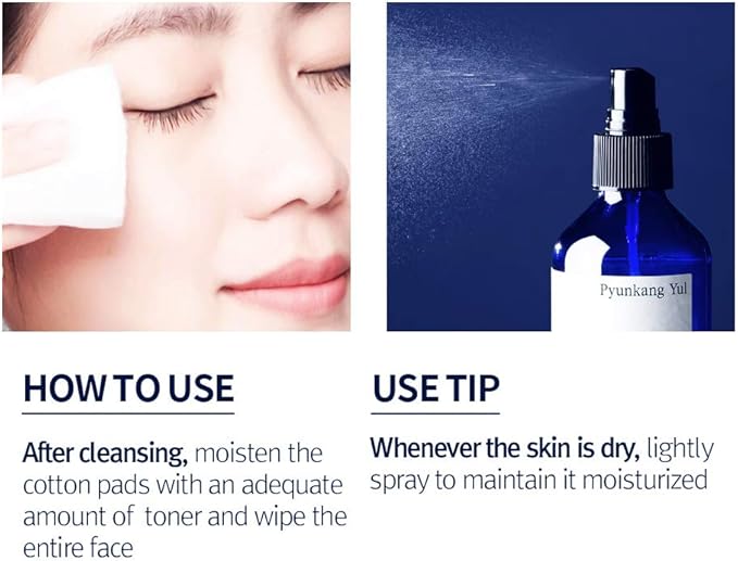 Pyunkang Yul Facial Mist Toner 3.4 Fl. Oz - Face Moisturizer Skin Care Korean Spray Toner for Oily and Combination Skin Types - Astringent for Face Certified as a Zero-Irritation - Watery Texture-FemmiqueWomen