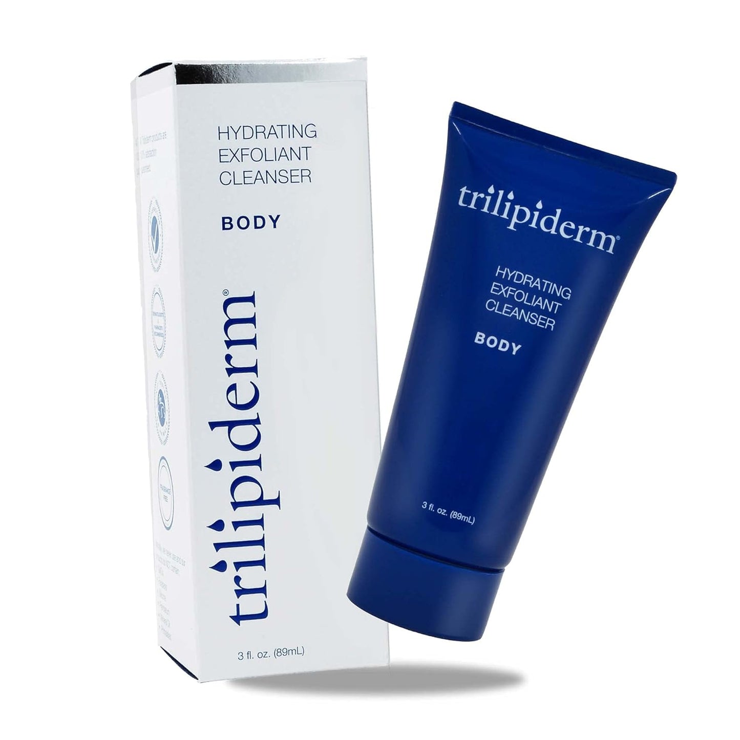 Trilipiderm Hydrating Exfoliant Cleanser – BODY, Antioxidant-Rich 3-in-1 Body Wash, Scrub and Hydrator, 3 Ounce Tube-FemmiqueWomen