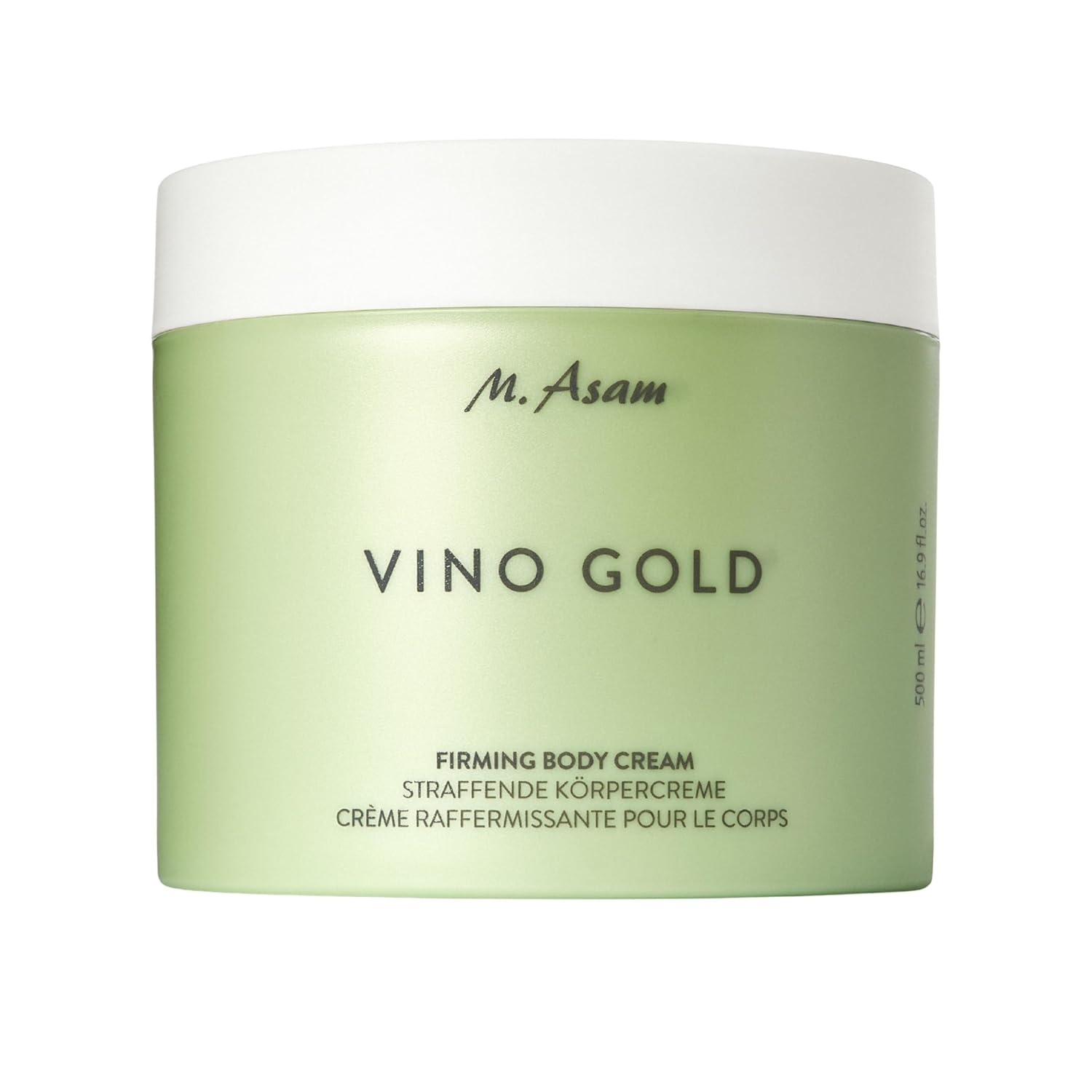 M. Asam VINO GOLD Firming Body Cream (16.9 Fl Oz)- anti-aging body care for smooth skin, lotion for women with aloe vera, cocoa butter, caffeine, vitamin E & vitamin B3, vegan personal skin care.-FemmiqueWomen
