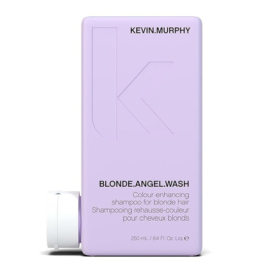 KEVIN.MURPHY BLONDE.ANGEL.WASH - Blonde Shampoo - Purple Shampoo for Blonde & Grey Hair - Colour Enhancement Hair Care - Colour Safe - Paraben & Sulphate Free - 250 mL /8.4 fl oz-FemmiqueWomen