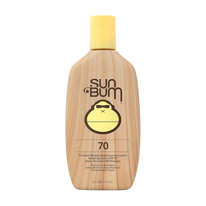 Sun Bum Original SPF 70 Sunscreen Lotion | Vegan and Hawaii 104 Act Compliant (Octinoxate & Oxybenzone Free) Broad Spectrum Moisturizing UVA/UVB Sunscreen with Vitamin E | 8 oz (Pack of 2)-FemmiqueWomen