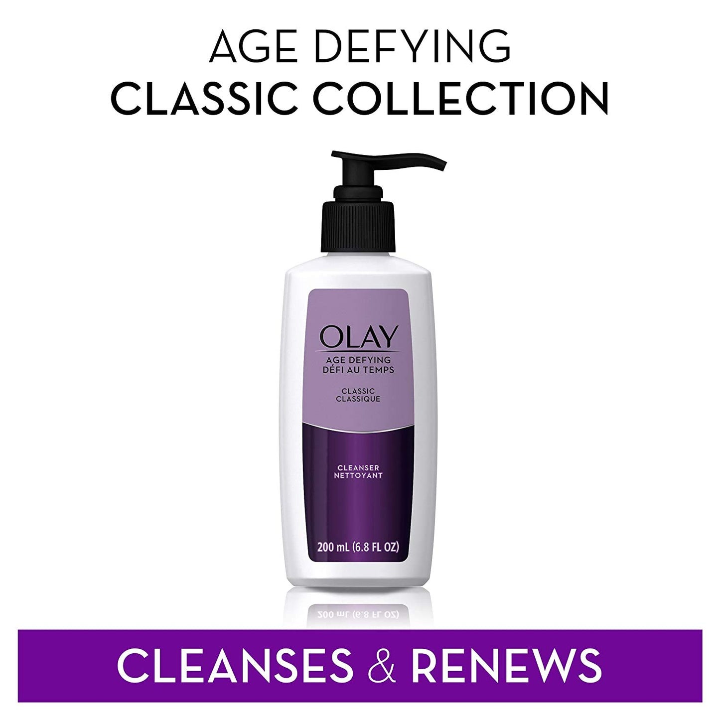 Face Wash by Olay Age Defying Classic Facial Cleanser 6.8 Fl Oz (Pack of 3)-FemmiqueWomen