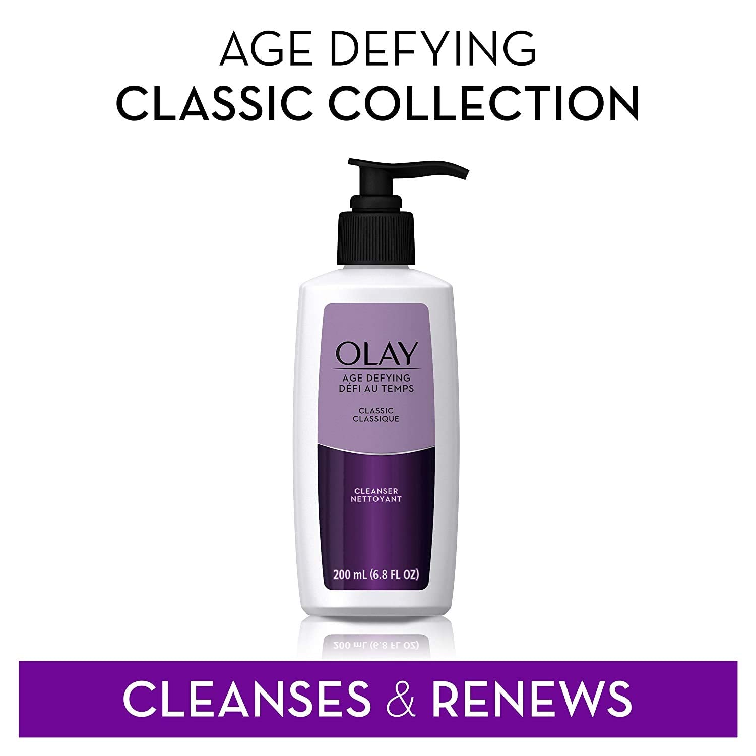 Face Wash by Olay Age Defying Classic Facial Cleanser 6.8 Fl Oz (Pack of 3)-FemmiqueWomen
