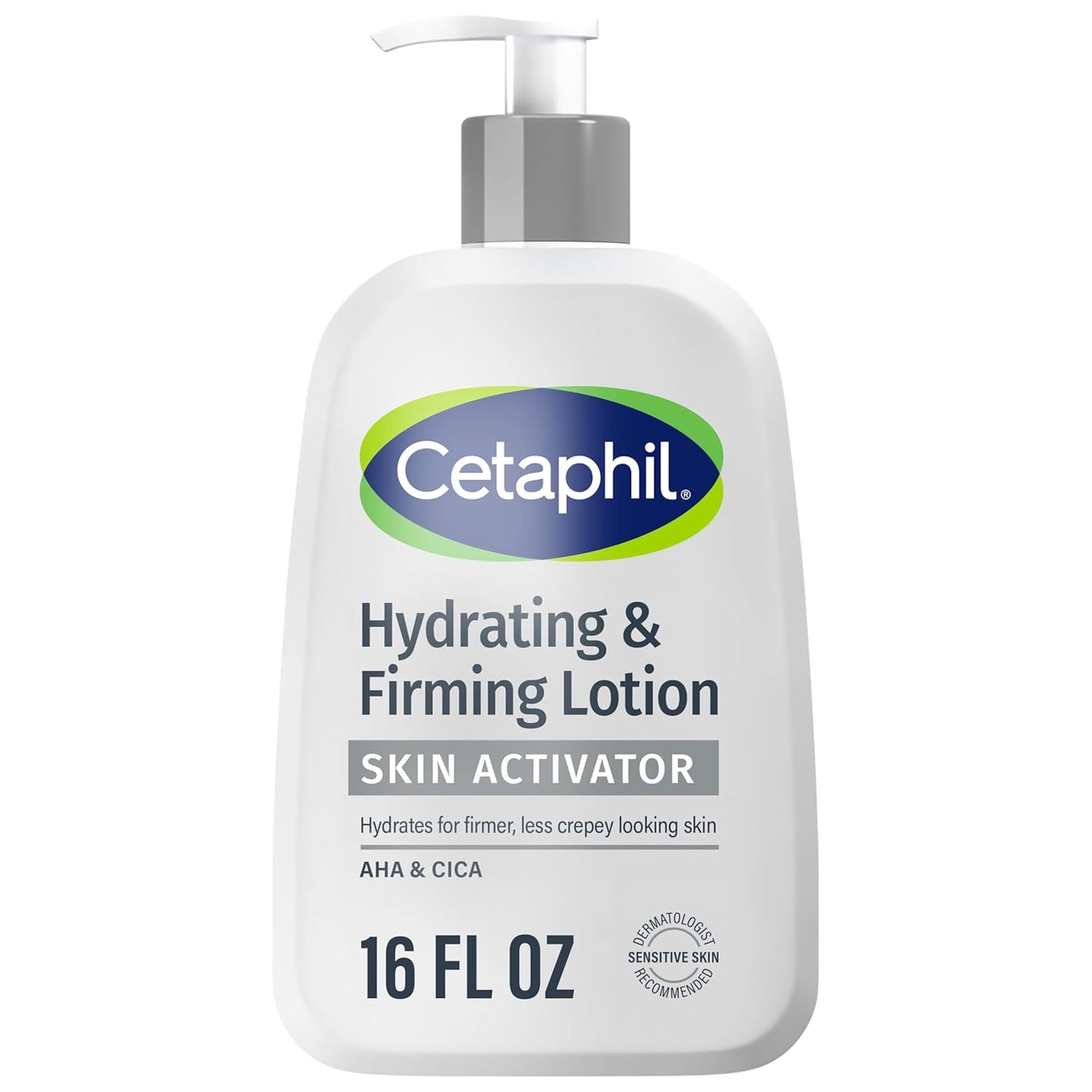 Cetaphil Skin Activator Hydrating & Firming Body Lotion 16oz, Mandelic Acid (AHA) and Centella Asiatica (CICA) Body Moisturizer, Hydrates and Firms Aging Skin, Anti-Aging Body Skincare-FemmiqueWomen