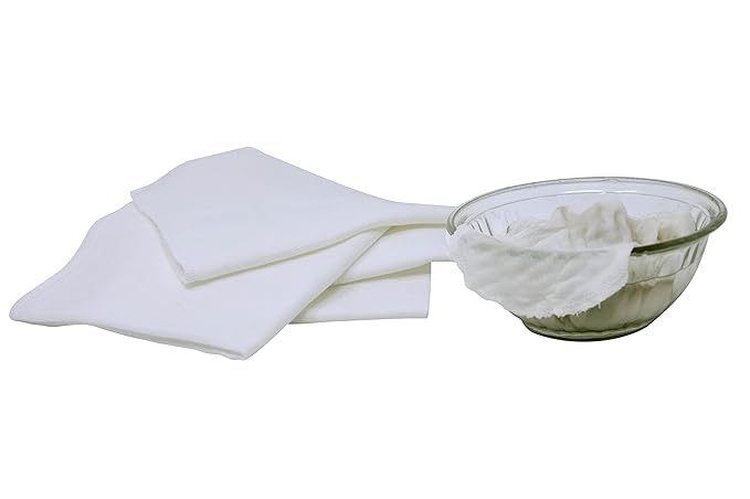 Organic Cotton Facial Cleansing Cloths- Set of 10 Reusable & Washable Muslin Makeup Remover Muslin Face Cloth - Cotton Facial Exfoliator - Muslin Cloth Makeup Remover Wipes - Extremely Soft-FemmiqueWomen