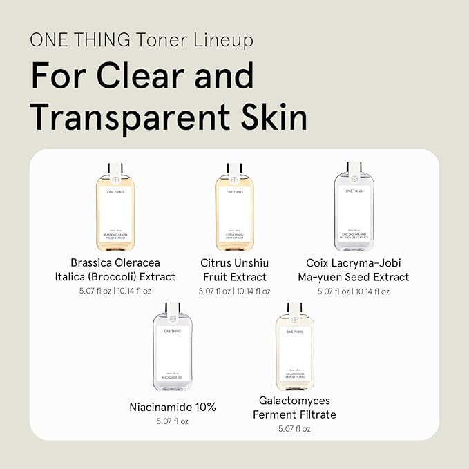 ONE THING Citrus Unshiu Fruit Toner (Tangerine Extract) 5.07 Fl Oz | Hydrating Revitalizing Facial Extract, Uneven Dull Skin, Vitamin C | Acne Scars Dark Spots Pigmentation | Vegan Korean Skin Care-FemmiqueWomen