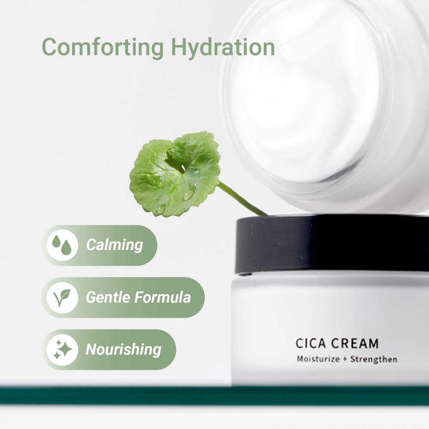 Meebak Cica Cream | Daily Repair Moisturizer with Niacinamide, Ceramide, & Retinol | Deep Hydration & Soothing | Locks in Moisture | Suitable for Sensitive Skin-FemmiqueWomen