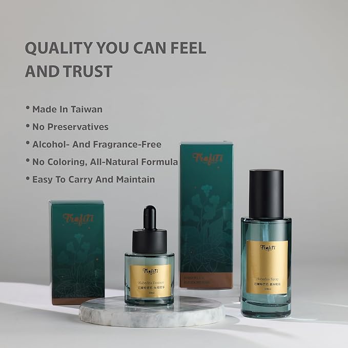 Haberlea Face Mist – Natural Rose-Scented, Alcohol-Free Facial Spray for All-Day Hydration & Pre-Makeup Use – Soothing Toner Mist for Dry, Sensitive Skin – Made in Taiwan – 100ml-FemmiqueWomen