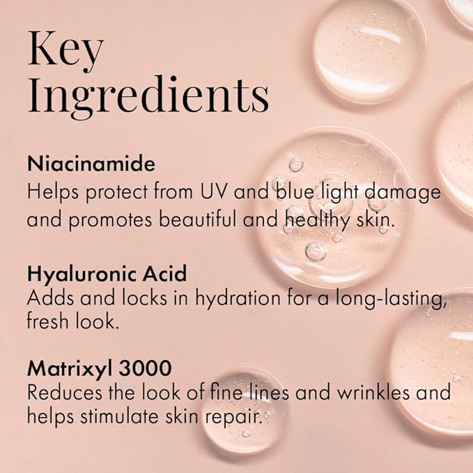 Jerome Alexander My Color Self Adjusting Full Coverage Foundation Makeup with Kabuki Brush (Light)-FemmiqueWomen