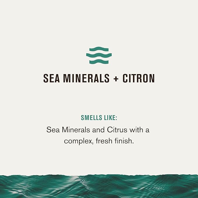 Every Man Jack Nourishing Sea Minerals + Citron Mens Body Wash for All Skin Types - Naturally Derived Ingredients - Cleanse and Hydrate Skin with Coconut and Glycerin - 24oz 2 Bottles-FemmiqueWomen