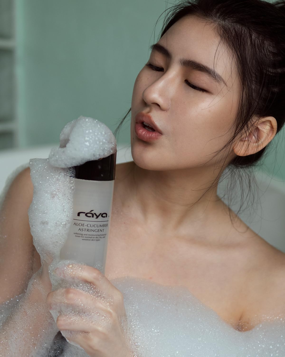 RAYA Aloe Cucumber Astringent 16 oz (202) | Gentle Pore Tightening and Smoothing Facial Toner for Dry and Sensitive Skin | Helps Refine, Cool, and Sooth | Smooths Complexion When Used Before Make-Up-FemmiqueWomen