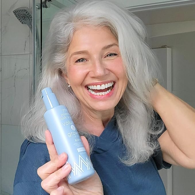 PrimeHair Lush N' Thick Shampoo for Mature Women – Biotin Enriched, Sulfate-Free and Paraben-Free Shampoo with Hair Growth Promoting Ingredients – Volumizing, Hydrating-FemmiqueWomen