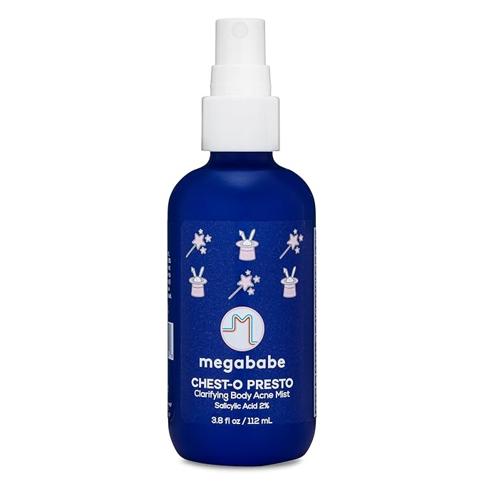 Megababe Chest-o Presto | Clarifying Body Acne Mist | Benzoyl Peroxide Free | 3.8 fl oz-FemmiqueWomen