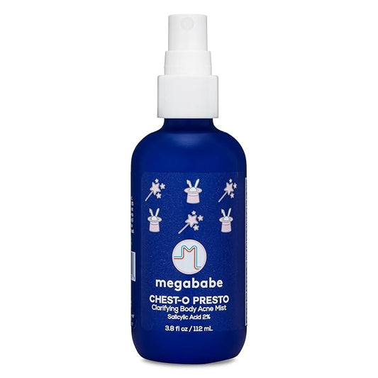 Megababe Chest-o Presto | Clarifying Body Acne Mist | Benzoyl Peroxide Free | 3.8 fl oz-FemmiqueWomen