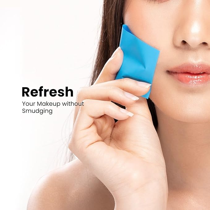 ROSELYNBOUTIQUE Oil Blotting Sheets for Face - 200 Organic Premium Flexible Silky Blotting Sheets Instant Oil-Absorbing Remove Excess Oil & Shine Oil Control Films-FemmiqueWomen