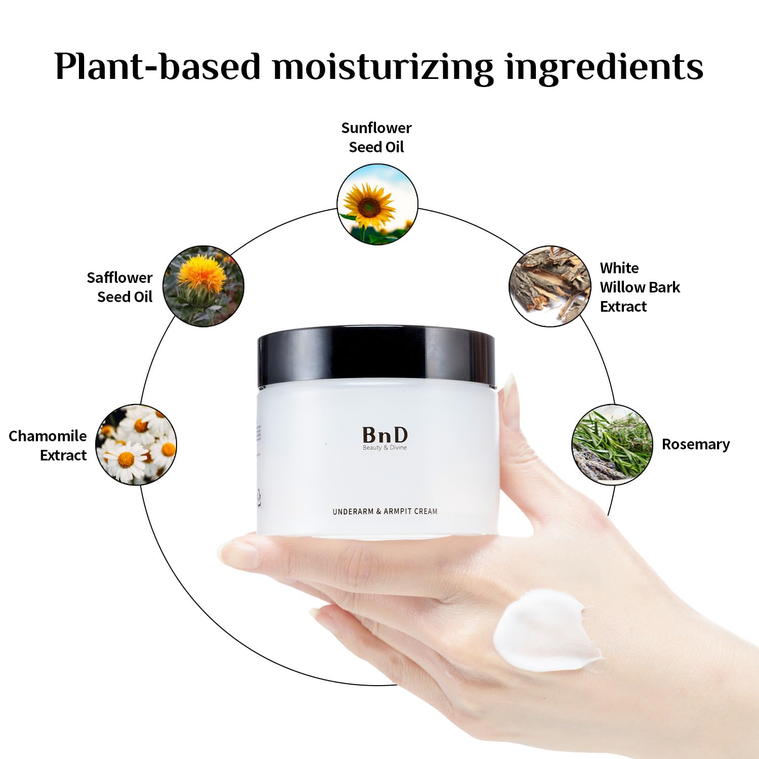 BnD Underarm Cream 3.4fl oz Moisturizing cream Body care Personal hygiene Korean beauty-FemmiqueWomen