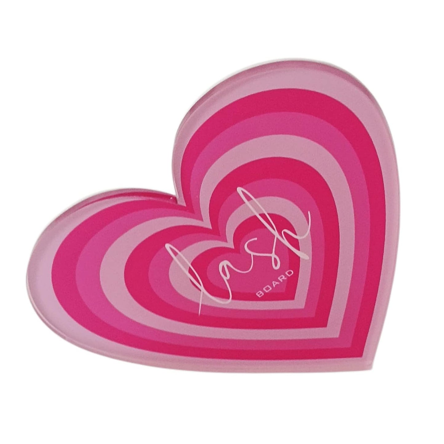 Grafting False Eyelash Acrylic Extension Pallet, Eyelash Extension Tweezers Plate Pad Makeup Palette Individual Training Tools (Heart-shaped(4.72x3.54inch))-FemmiqueWomen