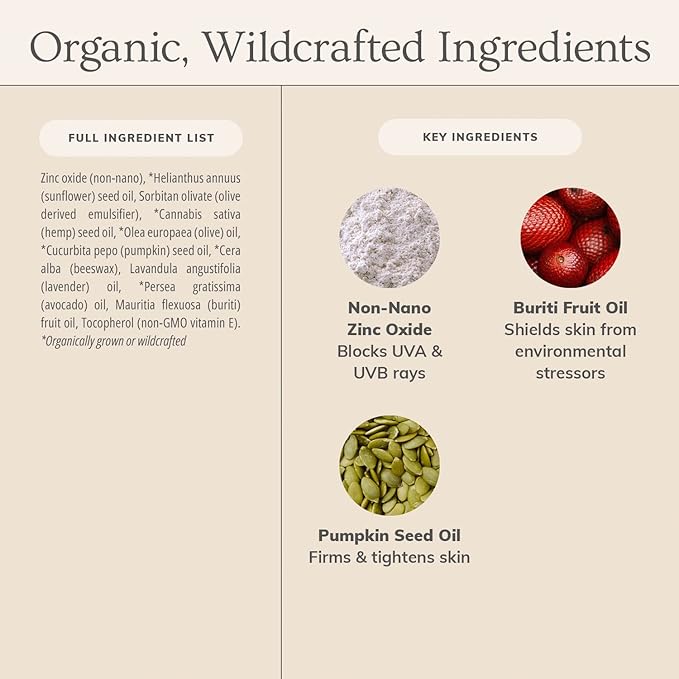 Annmarie Skin Care Sun Love SPF 20 Sunscreen - Reef Safe. - Non-Nano Zinc Oxide Sunscreen with Moisturizing Organic Pumpkin, Sunflower, Hemp Seed Oils, Lightweight & Sheer Sunscreen (50mL, 1.7 fl oz)-FemmiqueWomen