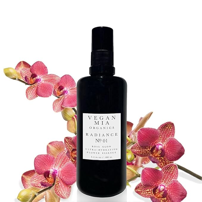 Organics - Radiance, Ultra-Hydrating Rose Water Spray for Face and Neck, Face Mist with Organic Rose Flower Essence, Facial Mist for All Skin Types, Hydrates Dry and Dull Skin, 3.4 fl oz-FemmiqueWomen