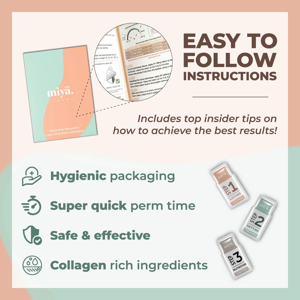 2 in 1 Lash Lift & Brow Lamination Kit | Instant Fuller Eyebrows, Eyelashes | Salon Result lasts 8 weeks | Professional LVL, Perm, Laminate with Silicone Shields, Lash Picks-FemmiqueWomen