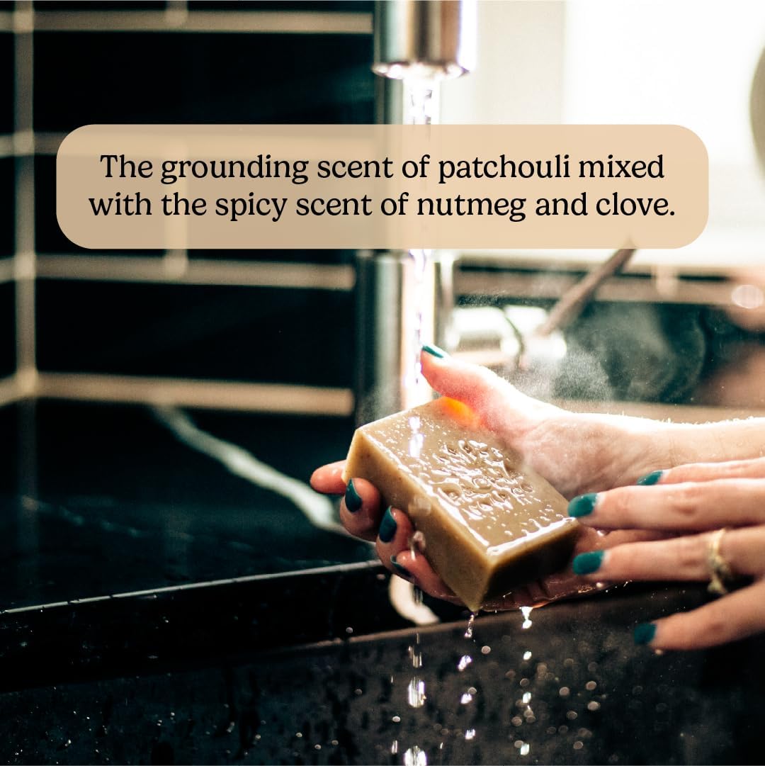 Pacha Soap Co. Bar Soap, Fan Favorites, 5-Pack (4 oz ea) - Almond Goat’s Milk, Dirty Hippie, Charcoal, French Lavender, & Golden Chai - Premium, Handcrafted, Hydrating, Soothing Essential Oils-FemmiqueWomen