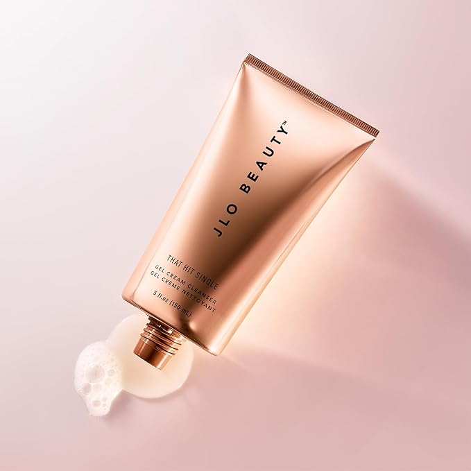 JLO Beauty That Hit Single Face Wash Cream, Antioxidant Rich Gel Cleanser & Makeup Remover Skin Care Formula Gentle Pore Cleansing Daily Facial Cleanser to Support Smooth, Radiant Skin, 5 Oz-FemmiqueWomen