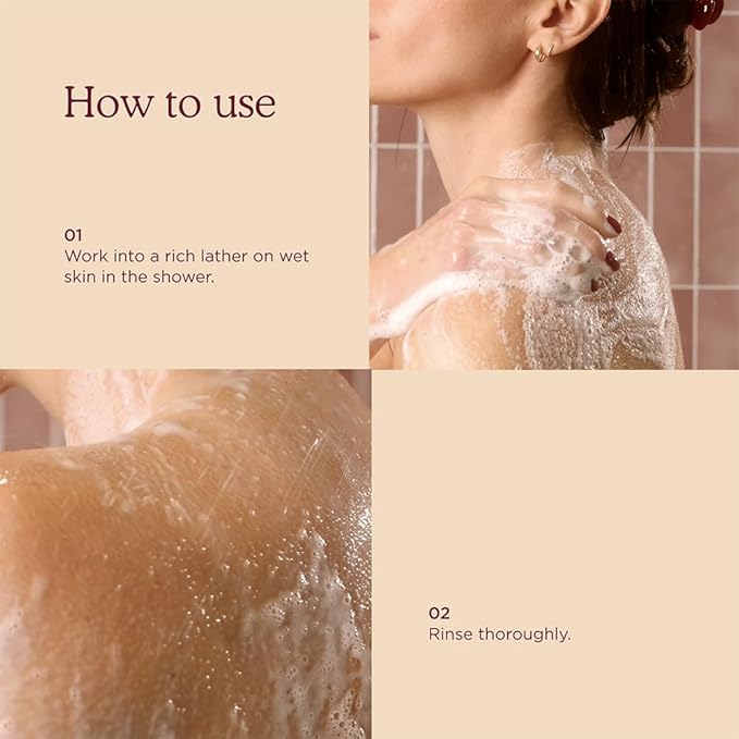 HANNI Cocoon Cleanse Serum with Shea Butter, Soap-Free Body Wash and Shaving Cream Replacement, Hydrating Cleanser with Eucalyptus, 3.7 oz-FemmiqueWomen