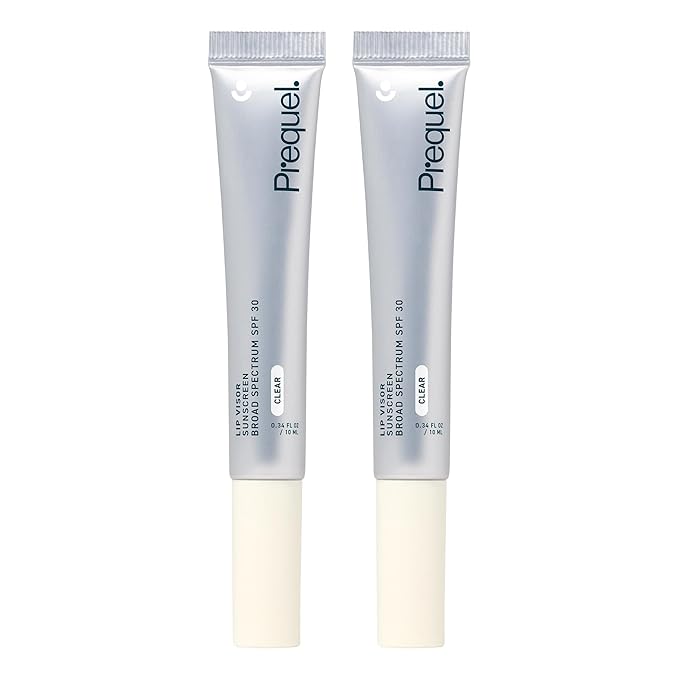 Skin Lip Visor, Clear Lip Balm with SPF 30 PA+++. Mint Flavored with Non-Sticky Finish – Moisturizing Semi Gloss Balm Sunscreen for Daily Use - 2 Pack-FemmiqueWomen
