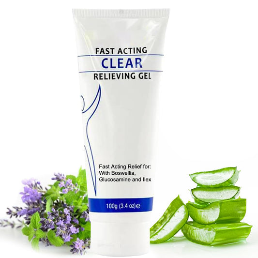 Soothing Cooling Gel 100g,Relieve Muscle Tension,Sports Soothing Cooling Body Care,Cooling with Menthol and Frankincense,Fast Absorbing for Women and Men,Brings a Comfortable Feeling(100g/3.04oz)-FemmiqueWomen