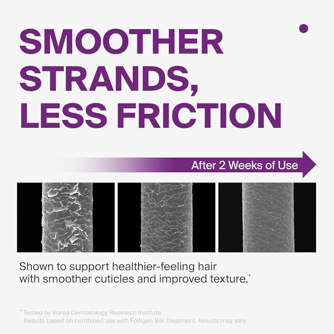 Dr.FORHAIR Folligen Silk Shampoo 500 ml/16.9 fl. oz. | Damaged Scalp And Hair Care | Hair Strengthening | Protein care | Smooths and Softens Rough Hair | Hypoallergenic-FemmiqueWomen