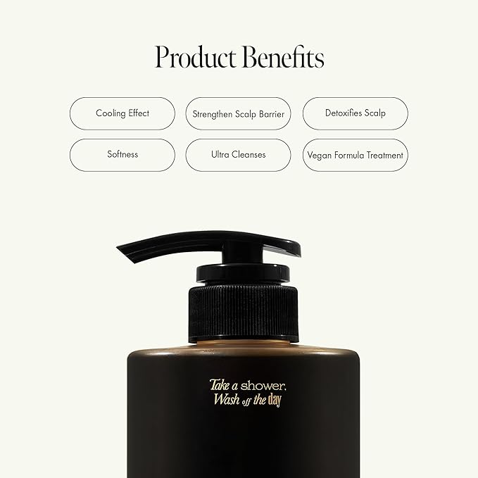 Dark Beer Biome Shampoo - Vegan Anti-Hair Loss Sclap Care with Caffeine & Green Mint Complex for Thicker Stronger Hair- Deep Cleansing, Oil Control & Cooling Effect, Sulfate-Free 500 ml / 16.9 fl oz-FemmiqueWomen