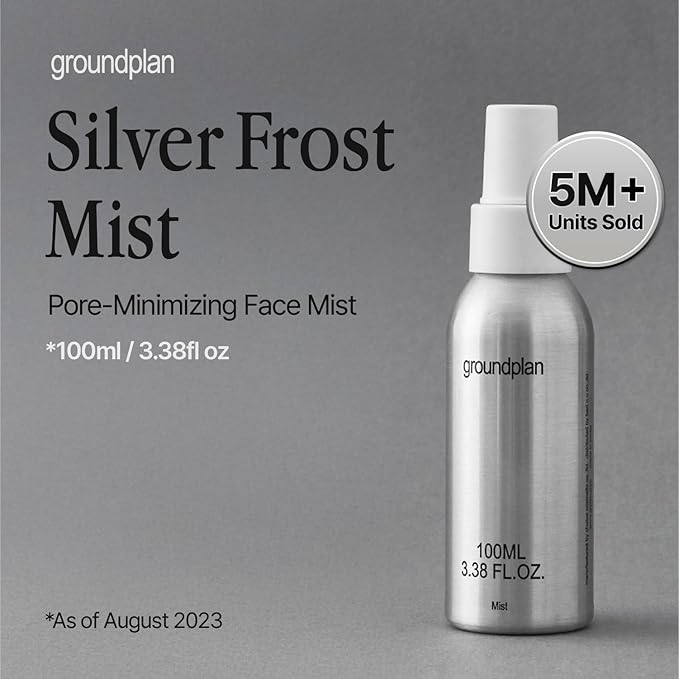 Silver Frost Mist - Facial Barrier Toner Spray with 80% Witch Hazel Water, Cica for Skin Barrier Repair, Recovery Mist for Sensitive Skin, Dewy Hydration, Korean Skin Care (3.38 fl oz)-FemmiqueWomen