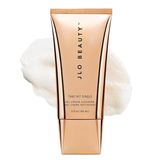 JLO Beauty That Hit Single Face Wash Cream, Antioxidant Rich Gel Cleanser & Makeup Remover Skin Care Formula Gentle Pore Cleansing Daily Facial Cleanser to Support Smooth, Radiant Skin, 5 Oz-FemmiqueWomen