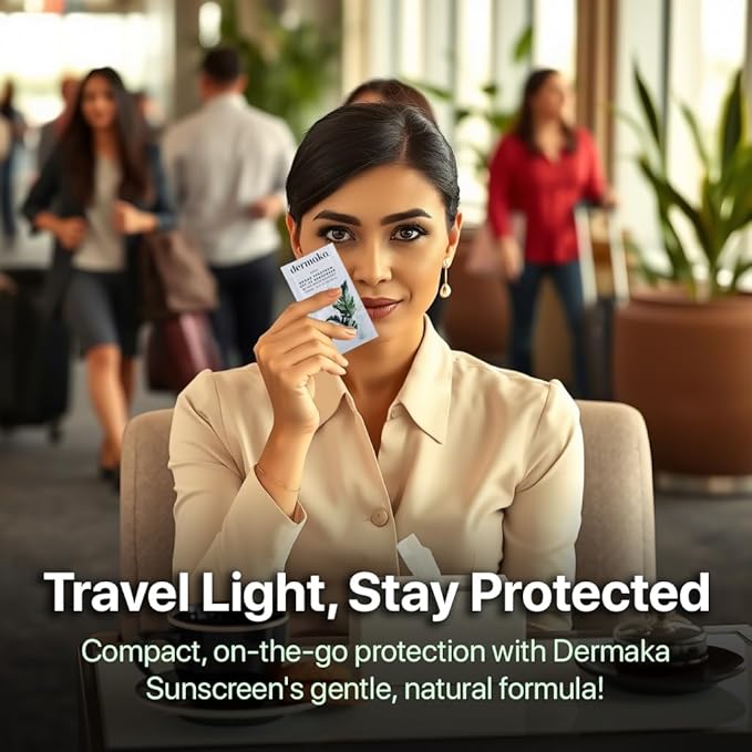 Mineral Tinted Sunscreen SPF 42 for Face – 5ml 25 Packets with Zinc Oxide & Titanium Dioxide – Water Resistant 80 Min – Moisturizes & Soothes – Beach Must Haves, Travel Essentials, Party Favor-FemmiqueWomen