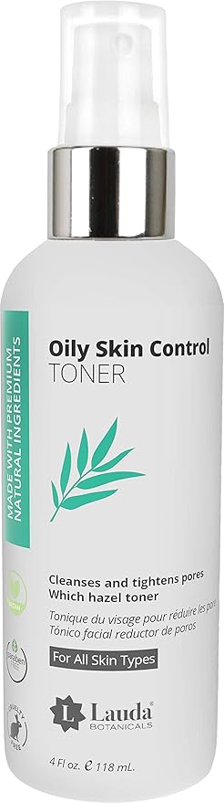 LAUDA BOTANICALS Vitamin C Facial Toner Spray, Hydrating Skin Balancing, Refreshing Pore Minimizer with Organic Witch Hazel, Aloe Vera, Anti Aging Antioxidants for Combination & Oily Skin, 4 Oz-FemmiqueWomen