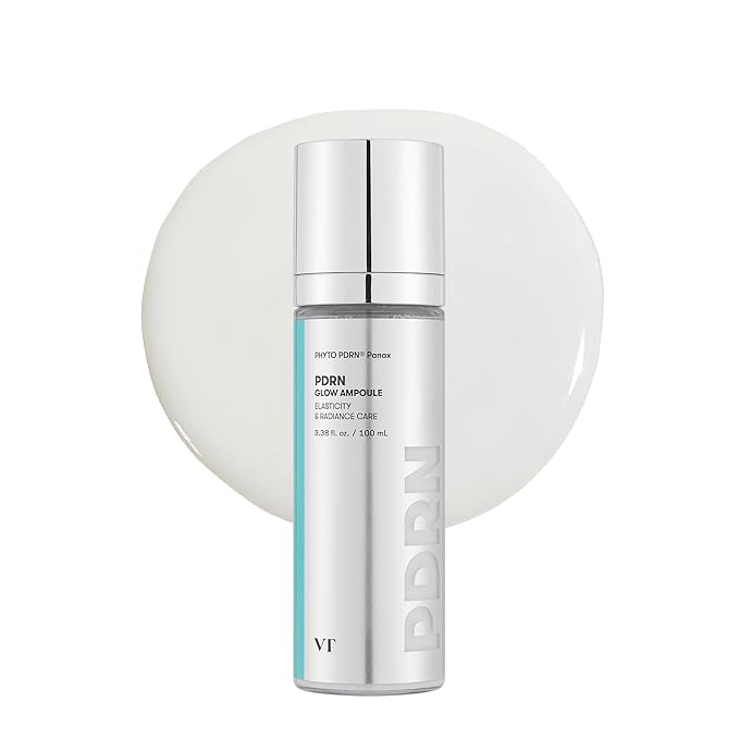 VT COSMETICS PDRN Glow Ampoule, PDRN Facial Mist, Deep Hydration Spray Serum, Vegan Skin Care, Light-weight Face Moisturizer, Plumping Effect, Fragrance-Free, Korean SkinCare (3.38 fl oz / 100 ml)-FemmiqueWomen