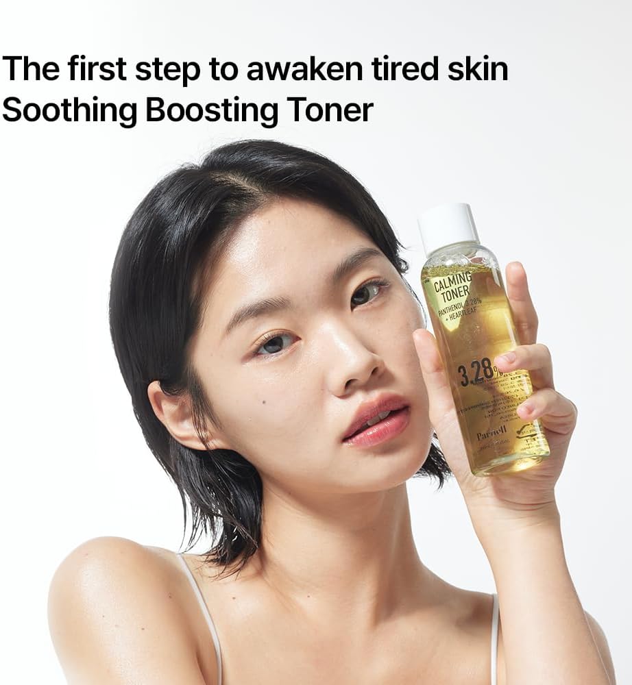 Parnell Panthenol 3.28% | 200ml / 6.76 fl.oz. | Heartleaf Calming Toner 200ml, Soothing Hydrating Toner, Korea Skin Care, Korea Beauty-FemmiqueWomen