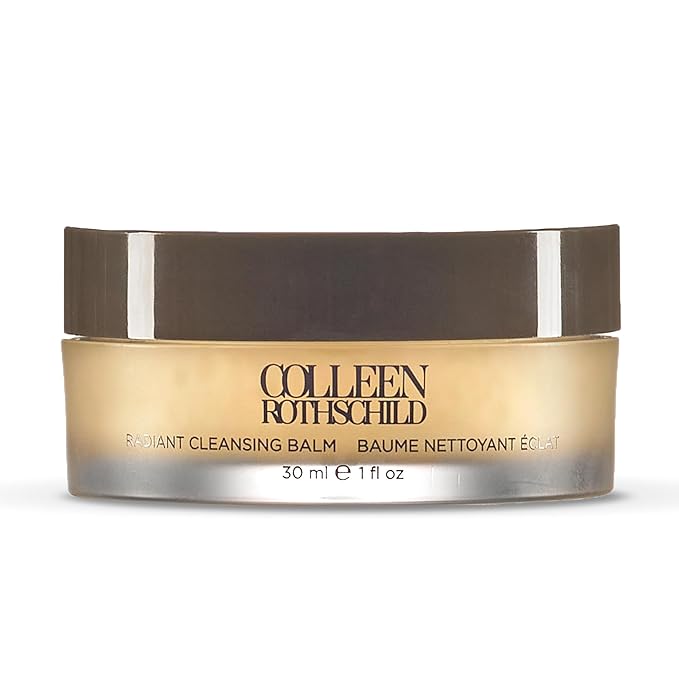 COLLEEN ROTHSCHILD Mini Radiant Cleansing Balm | Deeply Cleanses, Soothes & Removes Makeup & Impurities | Restores Luminosity | Calms & Decongests | Combats Dehydration (1 fl oz)-FemmiqueWomen