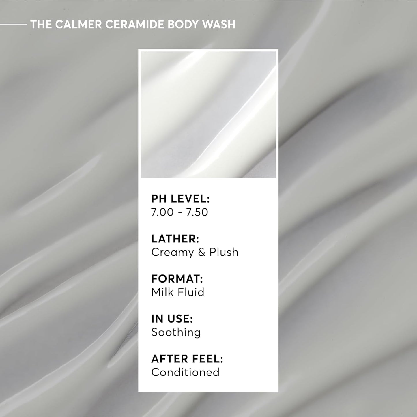 Naturium The Calmer Ceramide Body Wash, Frangrance-Free, Cleansing & Moisturizing for Dry, Sensitive Skin, Dermatologist-Tested, Paraben & Cruelty-Free, 16.9 oz-FemmiqueWomen