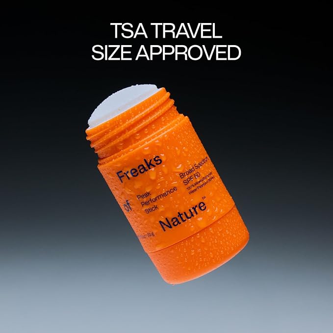 Peak Performance Sun Stick SPF 50 | 100% Mineral Sunscreen | Lightweight, 40-Min Water-Resistant | Plant-Based, Eco-Friendly, Reef-Safe, Cruelty-Free | All Skin Types | 0.70 oz | Pack of 2-FemmiqueWomen