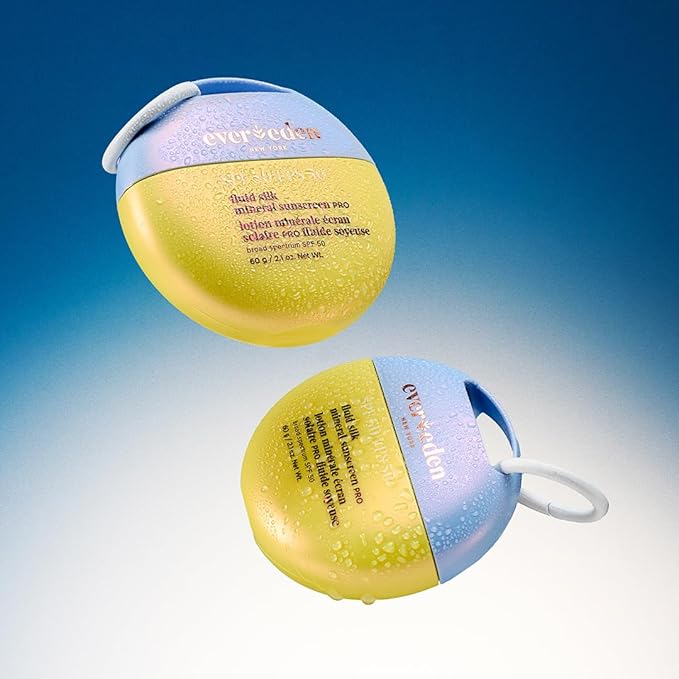 Evereden SPF50 Fluid Silk Mineral Kids Sunscreen: Clean Cooling Non-Nano UVA, UVB, & IR Protection for Sensitive Skin - Sheer, Lightweight, & Waterproof for Up to 40 Mins - Beach Day Toddler Sunscreen-FemmiqueWomen