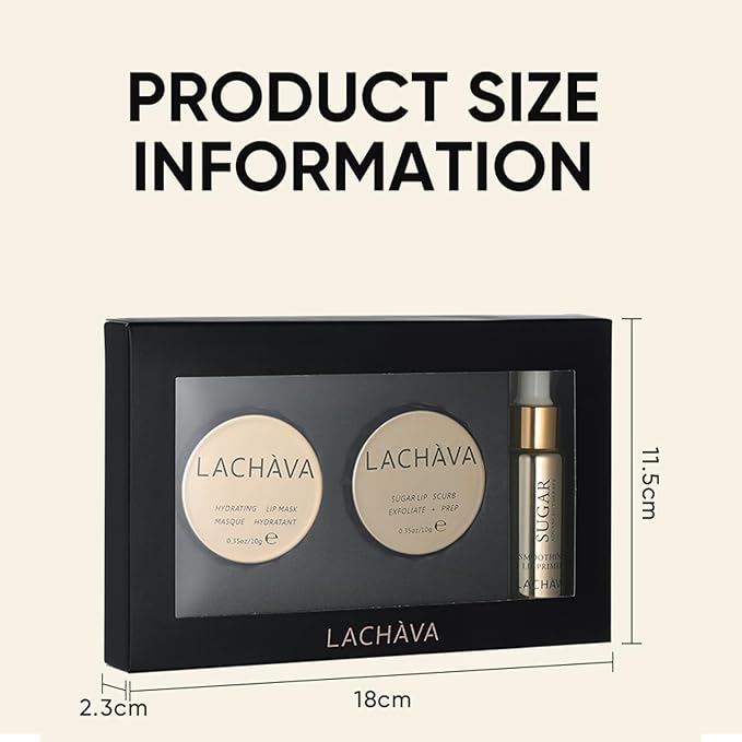 3Pcs Lip Care Set, Exfoliator Lip Sugar Scrub, Lip Mask and Plumping Lip Oil, Effectively Moisturizes Lip Clear, Repairs Dry Lips-FemmiqueWomen