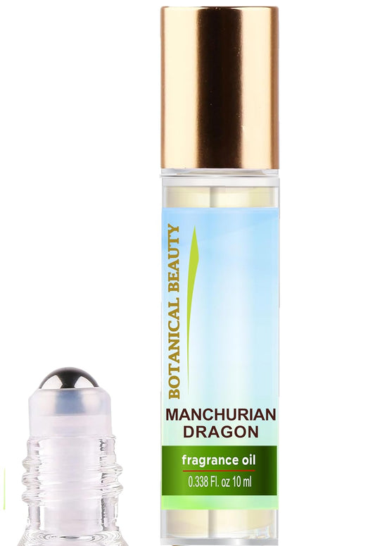 Botanical Beauty MANCHURIAN DRAGON FRAGRANCE OIL ROLL-ON 0.338 FL OZ (10 ML) Rollerball Perfume, Alcohol-Free, Long Lasting-FemmiqueWomen