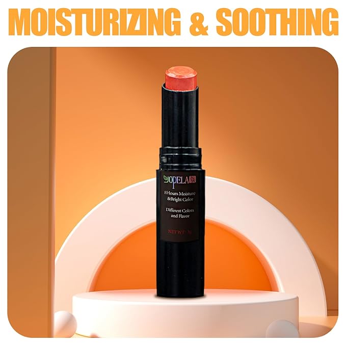 10 Pack Tinted Lip Balm Stocking Stuffers Tinted Chapstick - Moisturizing, Soothing, and Repairing Dry and Chapped Lips-FemmiqueWomen