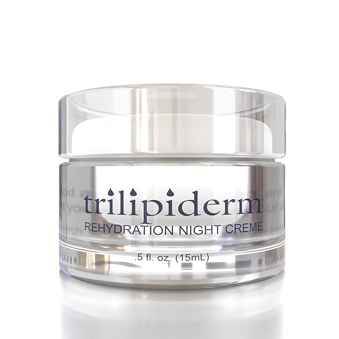 Trilipiderm Rehydration Night Crème .5oz Travel Size Night Rejuvenation with Anti-Aging Hyaluronic Acid and Retinol-FemmiqueWomen
