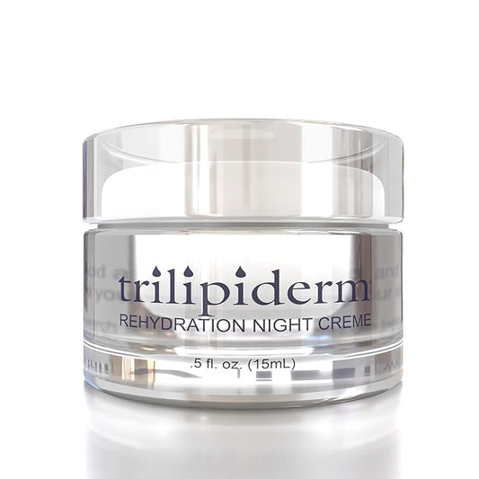Trilipiderm Rehydration Night Crème .5oz Travel Size Night Rejuvenation with Anti-Aging Hyaluronic Acid and Retinol-FemmiqueWomen